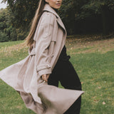 Manteau trench en cachemire