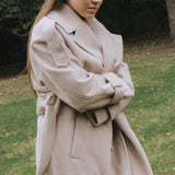 Manteau trench en cachemire